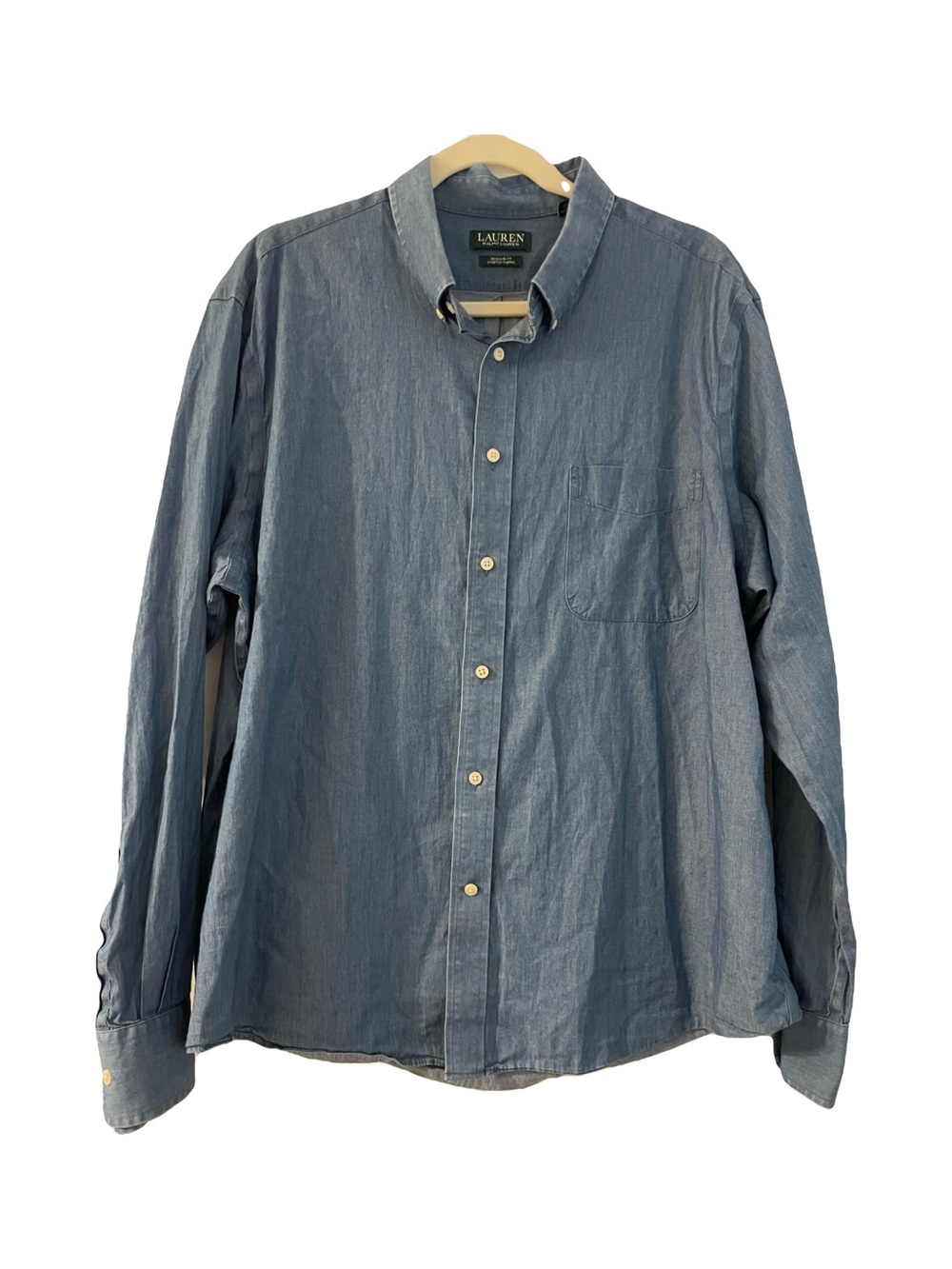 Ralph Lauren Light Blue Casual Button-Down Shirt